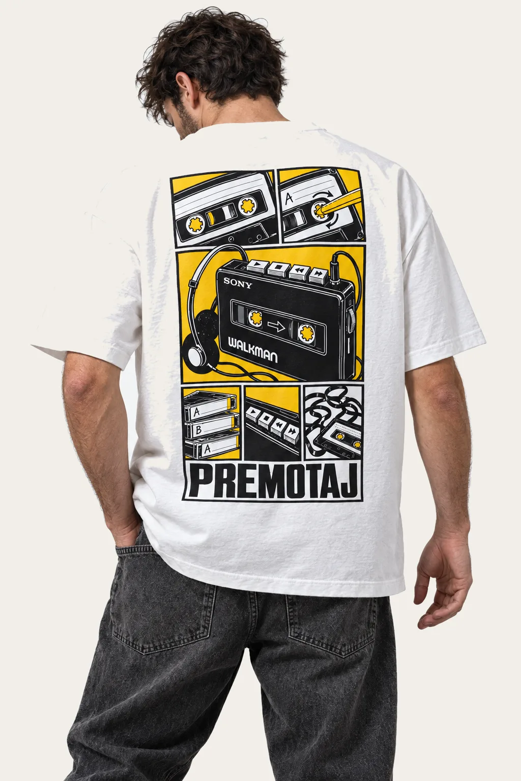 Majica Premotaj, print na leđima