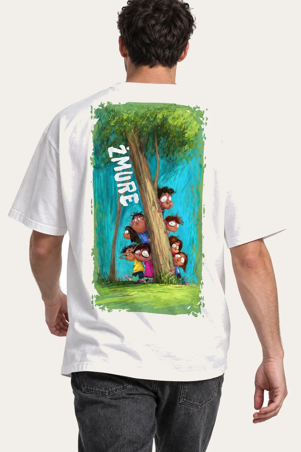 Majica Žmure, print na leđima
